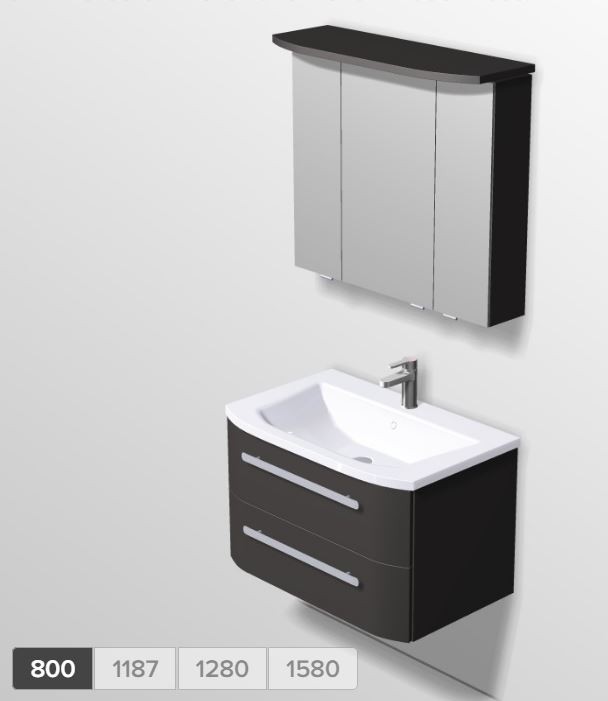 Pelipal Contea Badmöbelset - Comfort N 1.5 Set bestehend aus: